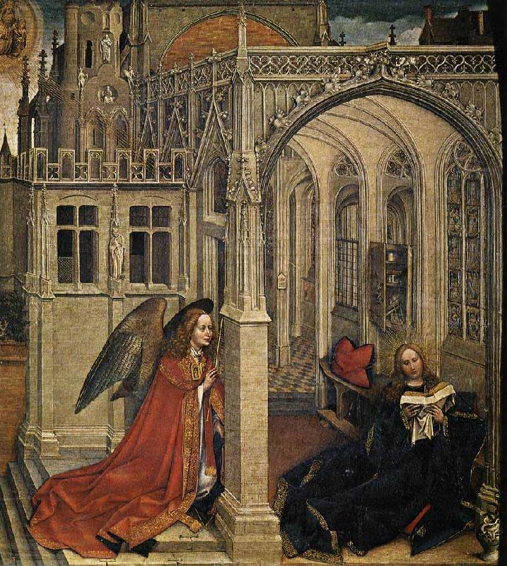 Robert Campin Annunciation oil painting image